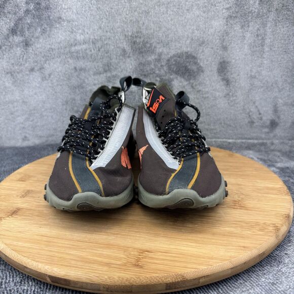 Nike ISPA React Runner Shoes Mens Size 5 Olive Black Orange AR8555-200 - Picture 2 of 11
